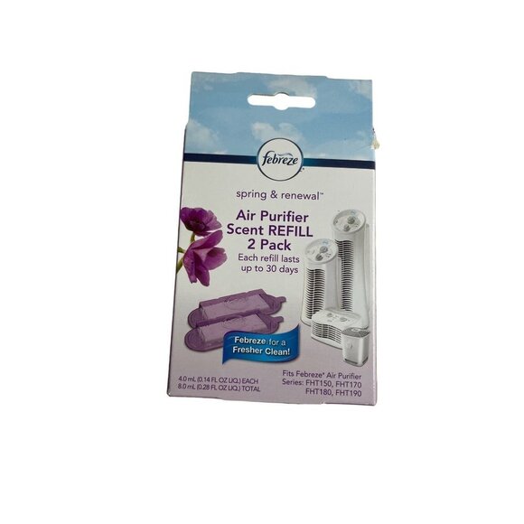 Febreze Air Purifier Scent Refill 2 Pack Spring Renewal - Picture 1 of 3